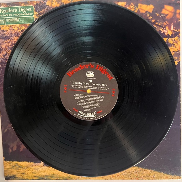 Country Stars 20 Country Hits Vinyl Record 1976 Readers Digest used READ - Picture 4 of 4